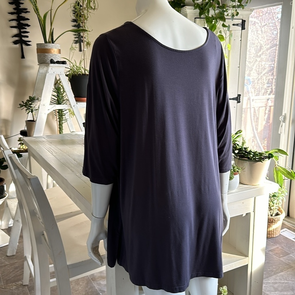 Body peace Byron Bay Australia 92% bamboo 6%elastane XXL tunic top - Picture 4 of 10
